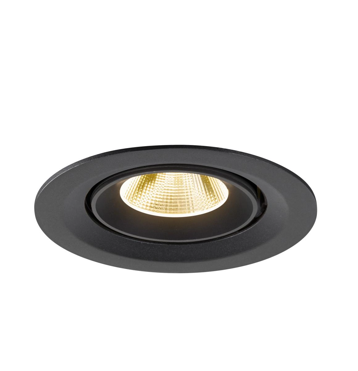 Inbouwspot Numinos Gimble M zwart 3000K - 20gr SLV 4024163311953
