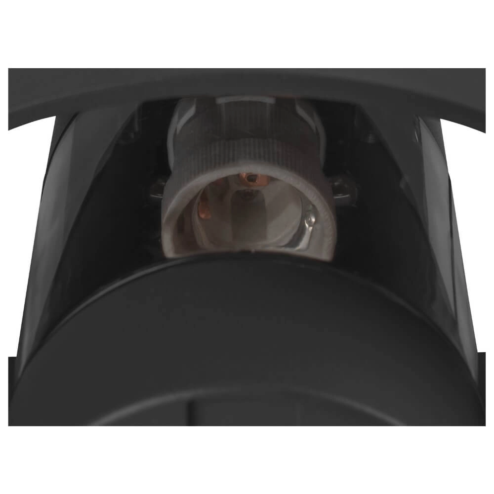 Zwarte muurlamp Photoni 1x E27 SLV 4024163280969