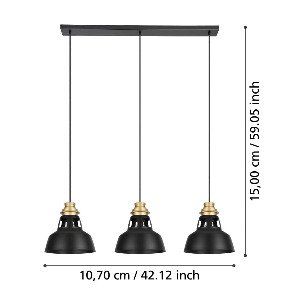 Eettafel hanglamp Espinardo landelijk Stars of Light 9008606243365