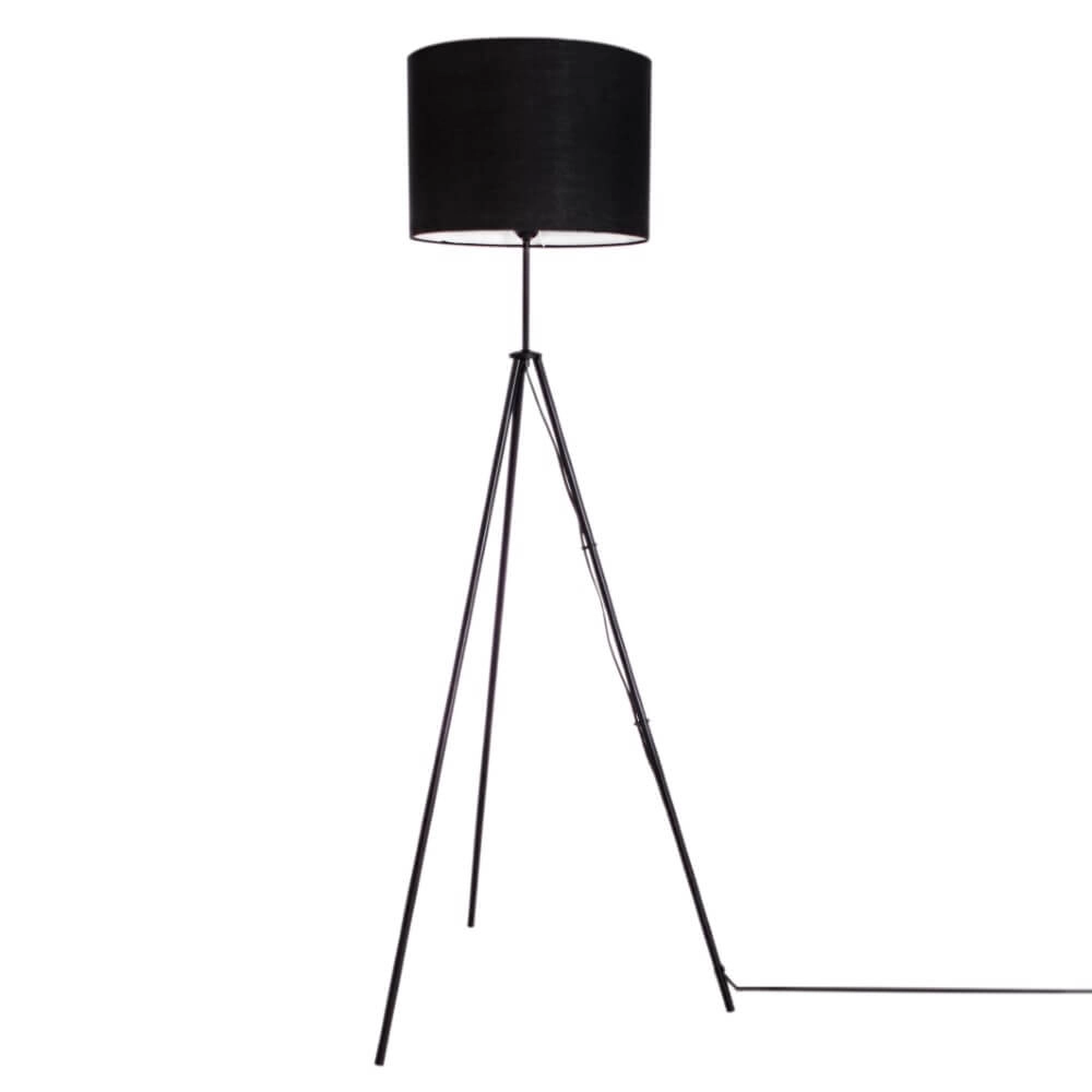 Staande lamp Rina mat zwart