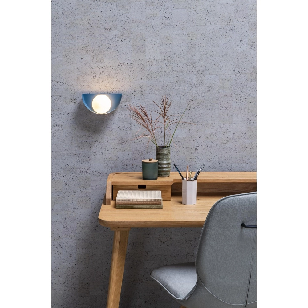 Design wandlamp Benni blauw Lucide 5411212451859
