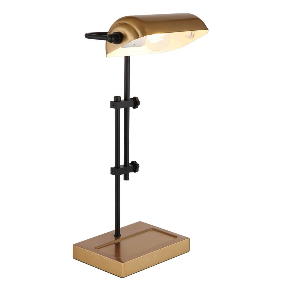 Bureaulamp Marid goud met zwart
