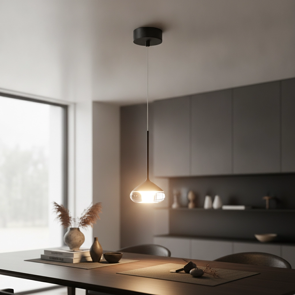 Design hanglamp Phoenix zwart Ø 11,6cm