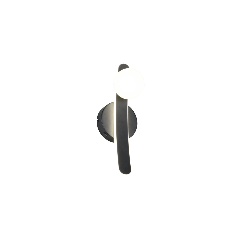 Wandlamp Napoli zwart Trio 4017807683431