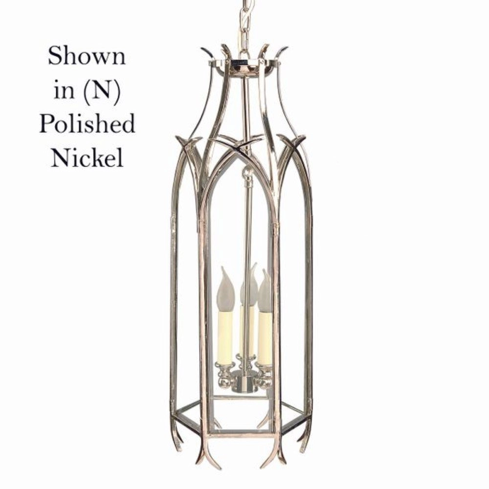 Antieke hanglamp Gothic 3-lichts - antiek koper (ANT) Limehouse