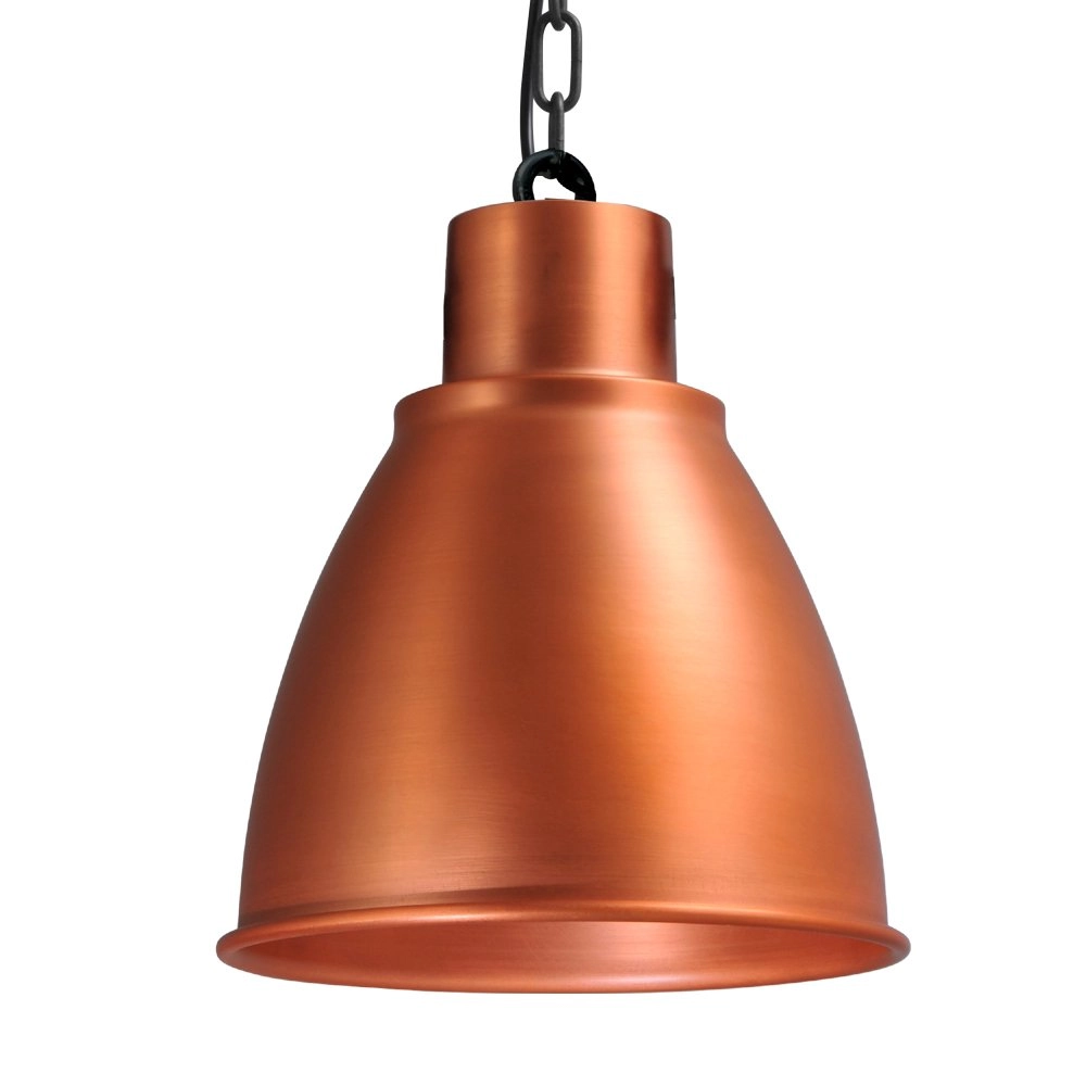 Eetkamerlamp Industria 3x27 roodkoper met zwart Masterlight 8718121230405