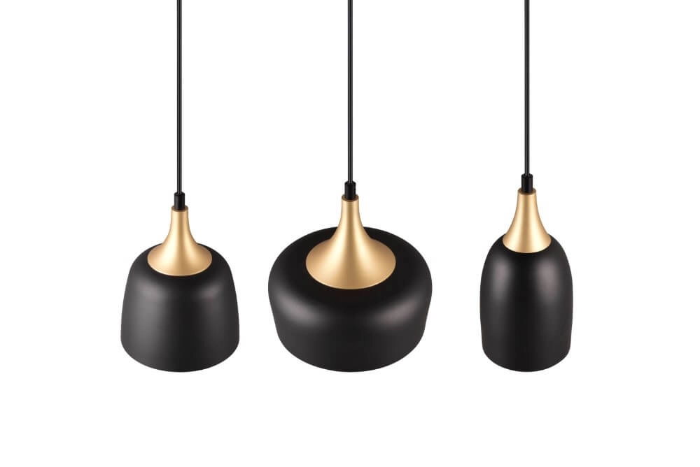 Design hanglamp Chiraz zwart 3-lichts Trio 4017807566826
