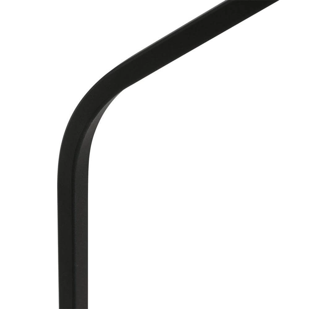Vloerlamp Zig-Zag zwart met grijze kap Ø 50cm Steinhauer 8712746179262