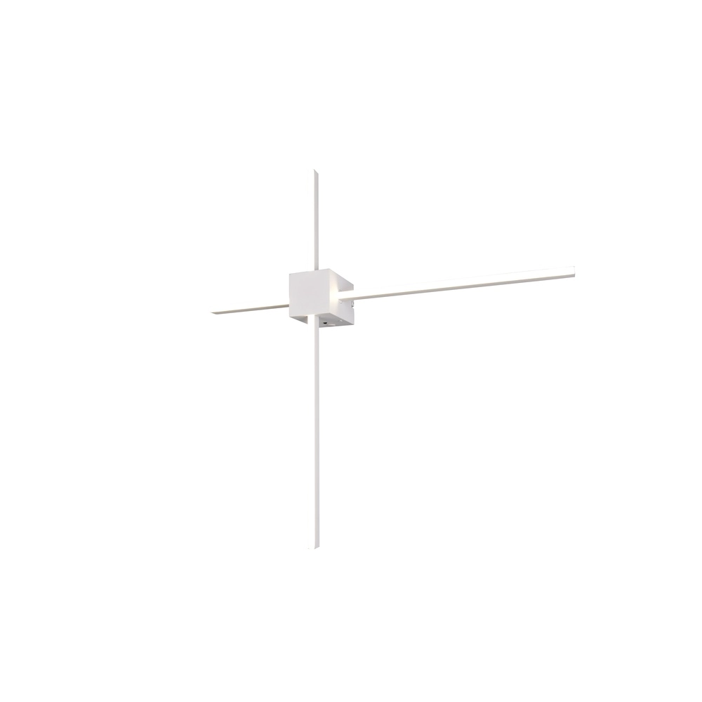 Moderne wandlamp Cassino wit 67,5cm Trio 4017807683240