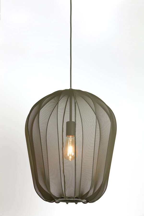 Groene hanglamp Plumeria Ø 42cm Light & Living 8717807651459