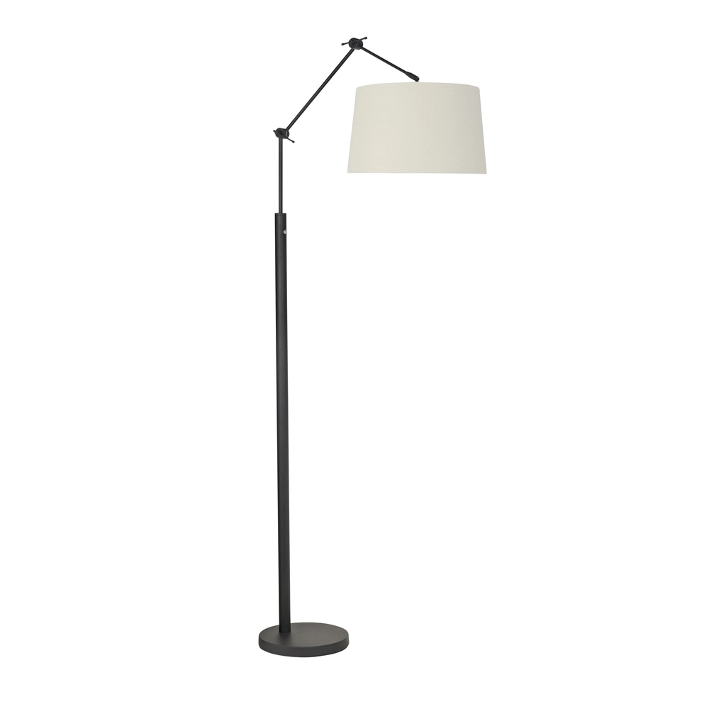 Leeslamp Magna zwart met kap off white