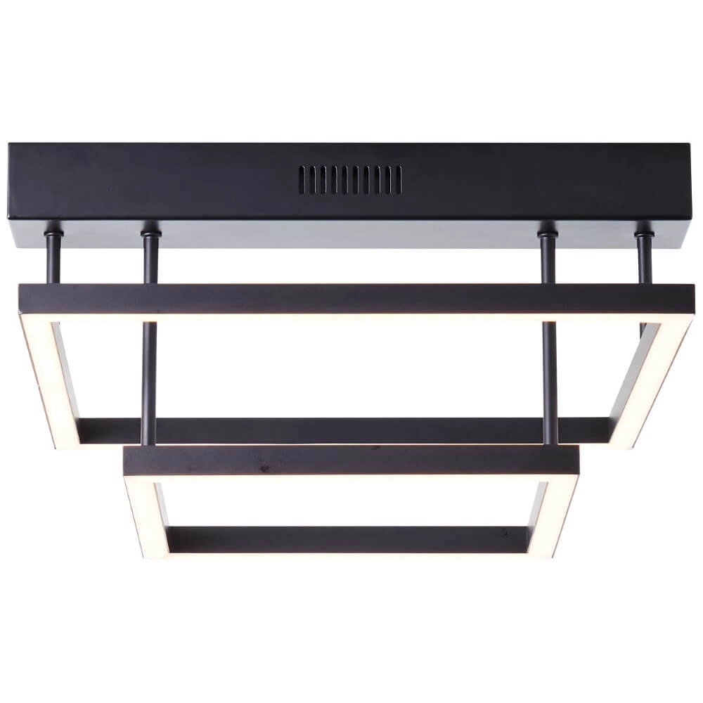 Plafondlamp Ranut 32cm zwart