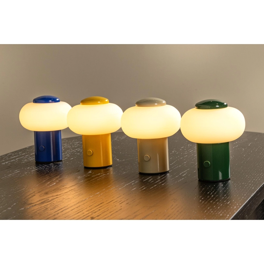 Oplaadbare tafellamp Gustav blauw Lucide 5411212442062