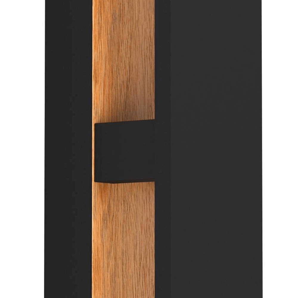 Buitenlamp Costorio Zwart met hout Eglo 9008606231638