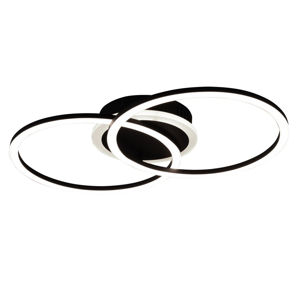 Zwarte plafondlamp Venida Trio 4017807445053