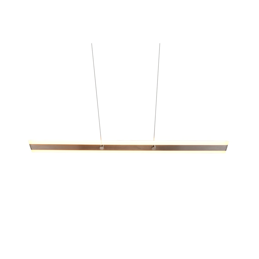 Moderne hanglamp Arcola 115cm nikkel Trio 4017807661996