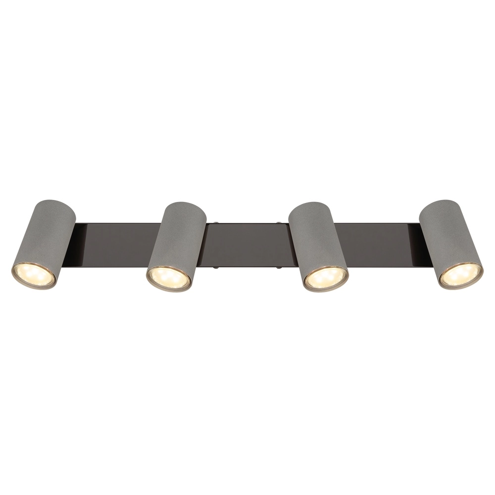 Plafondlamp 4-lichts Robby gunmetal Globo 9007371471553