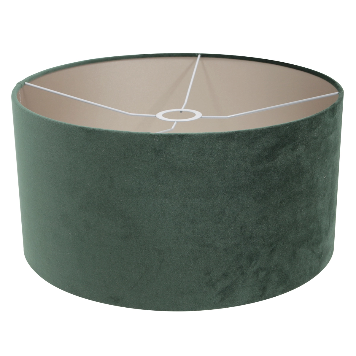 Vloer Leeslamp Prestige Chic zwart met 40cm  groen velourse kap Steinhauer 8712746145854