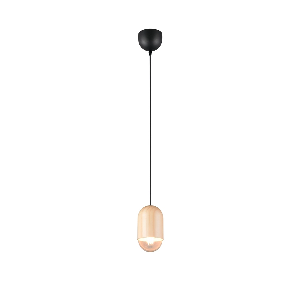 Unieke hanglamp Nara hout Ø 10,5cm