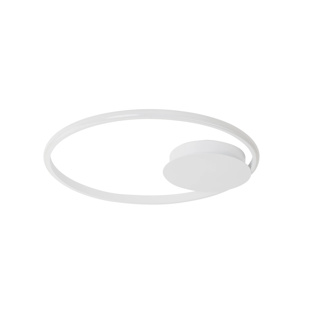 Ronde plafondlamp Fuline wit Ø 50cm Lyora 5212017419675