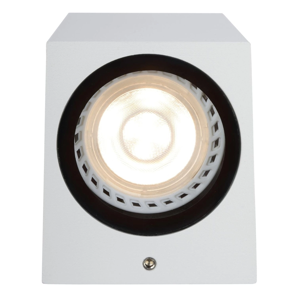 Design wandspot Zaro IP44 enkel wit Lucide 5411212690050