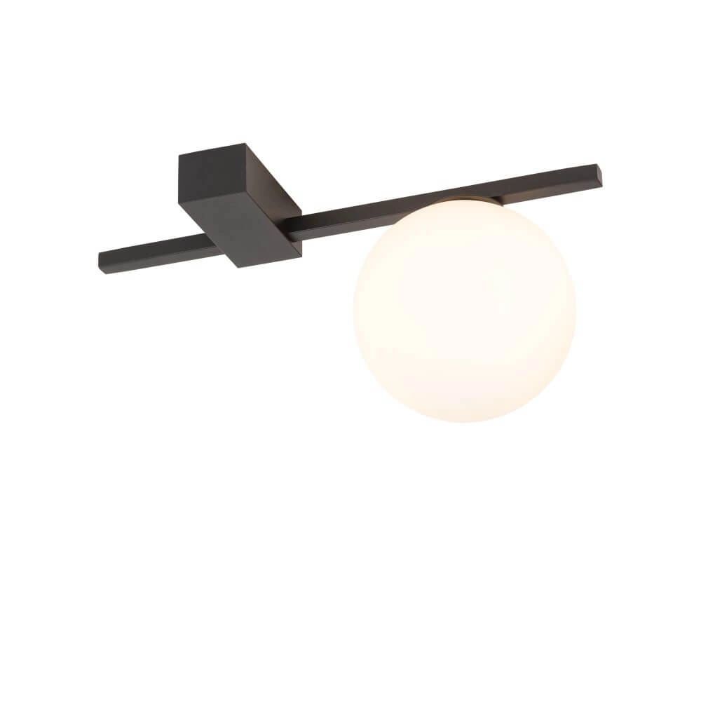 Glazen hanglamp Pik 1x wit glas Lyora 5903139102995
