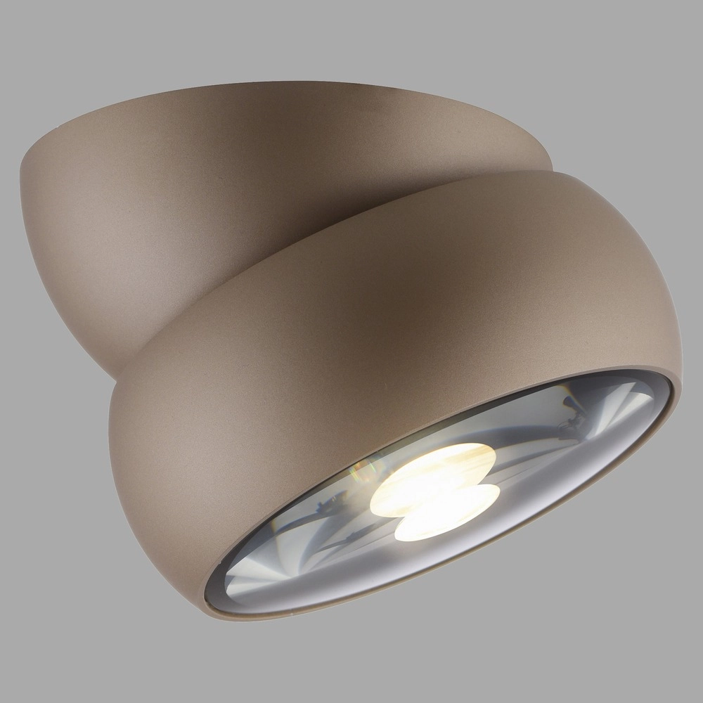 Bronce opbouwspot Pure Move Ø 11cm - Led