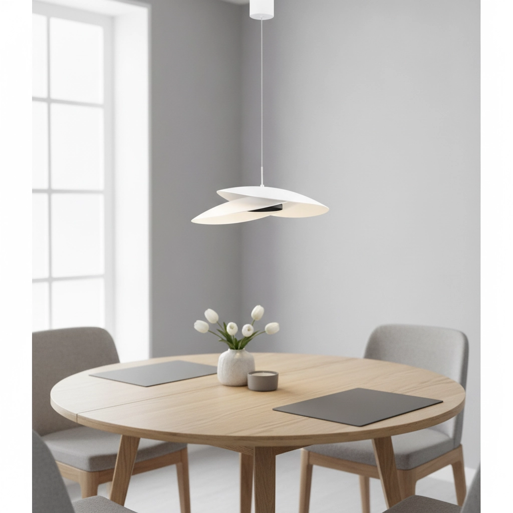 Hanglamp Olea design wit Ø 48cm