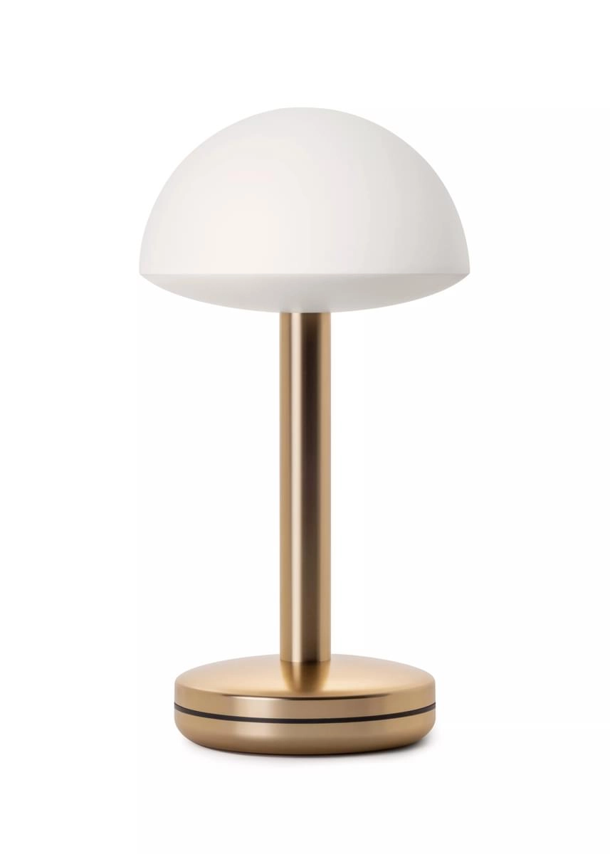 Bug Gold Frosted oplaadbare tafellamp