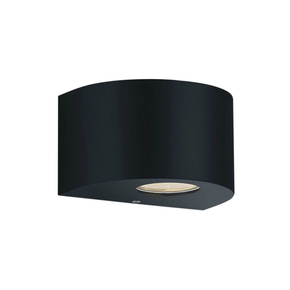 muur licht Rosario Up - Down 2x2w - 3000K mat zwart