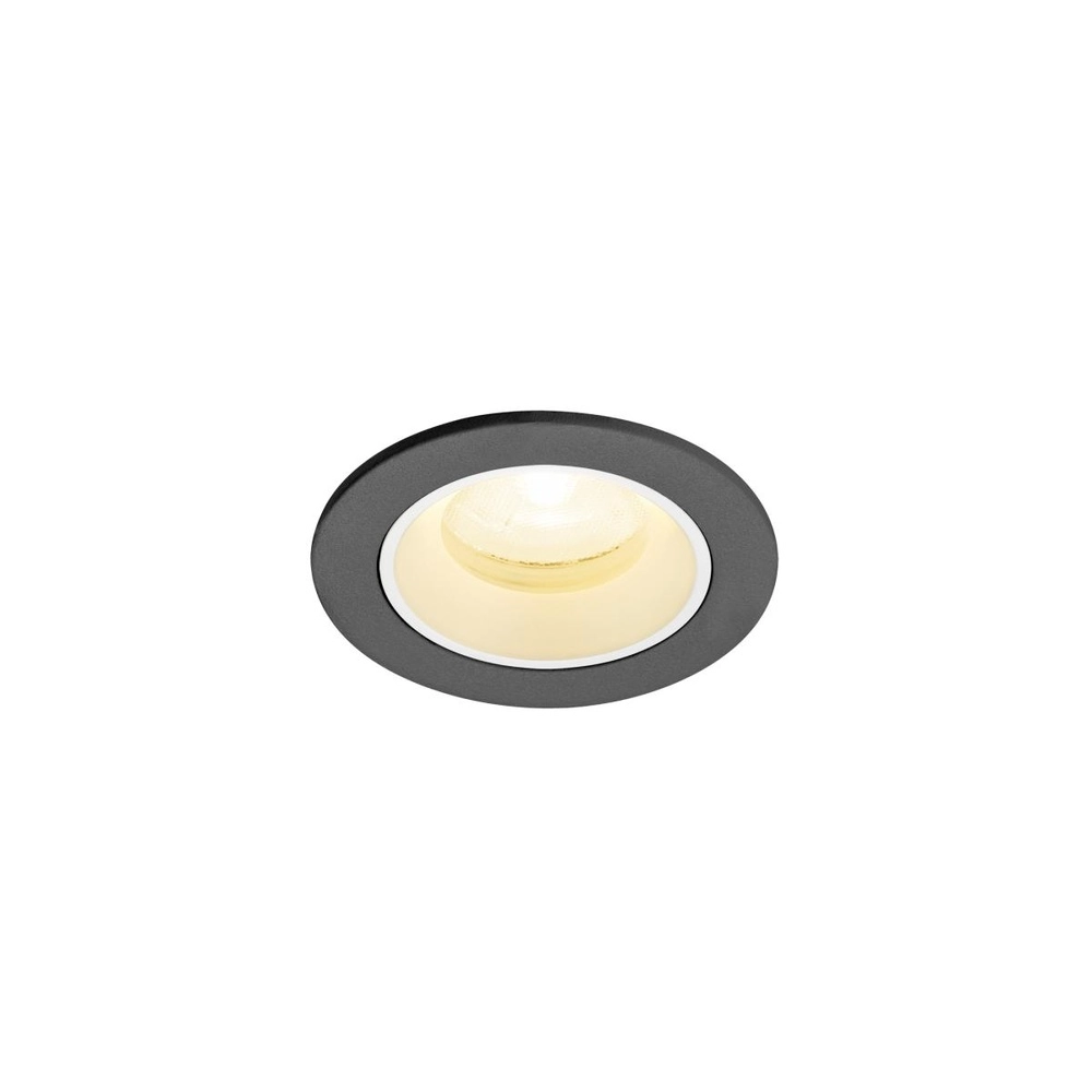 Inbouwspot Numinos XS zwart/wit 3000K - 20gr