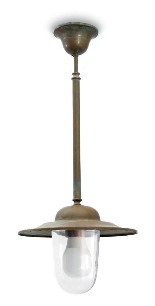 Landelijke hanglamp Casale M - verouderd messing