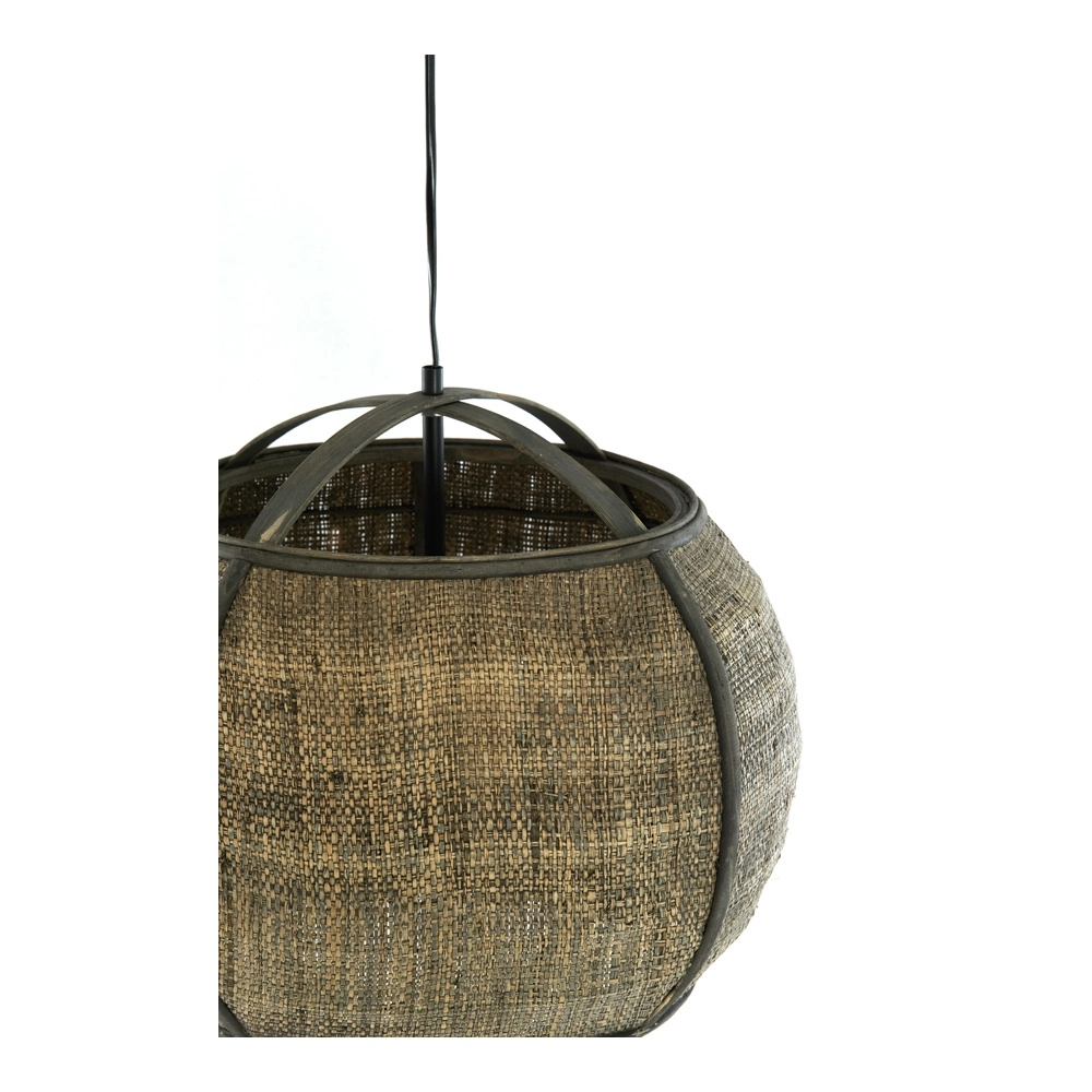 Landelijke hanglamp Bozona bruin Ø 41cm Light & Living 8717807843939