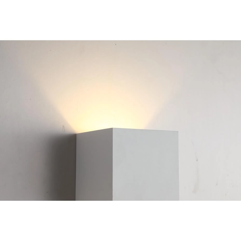 Vierkante wandlamp Sifor wit Lyora 5053423285221