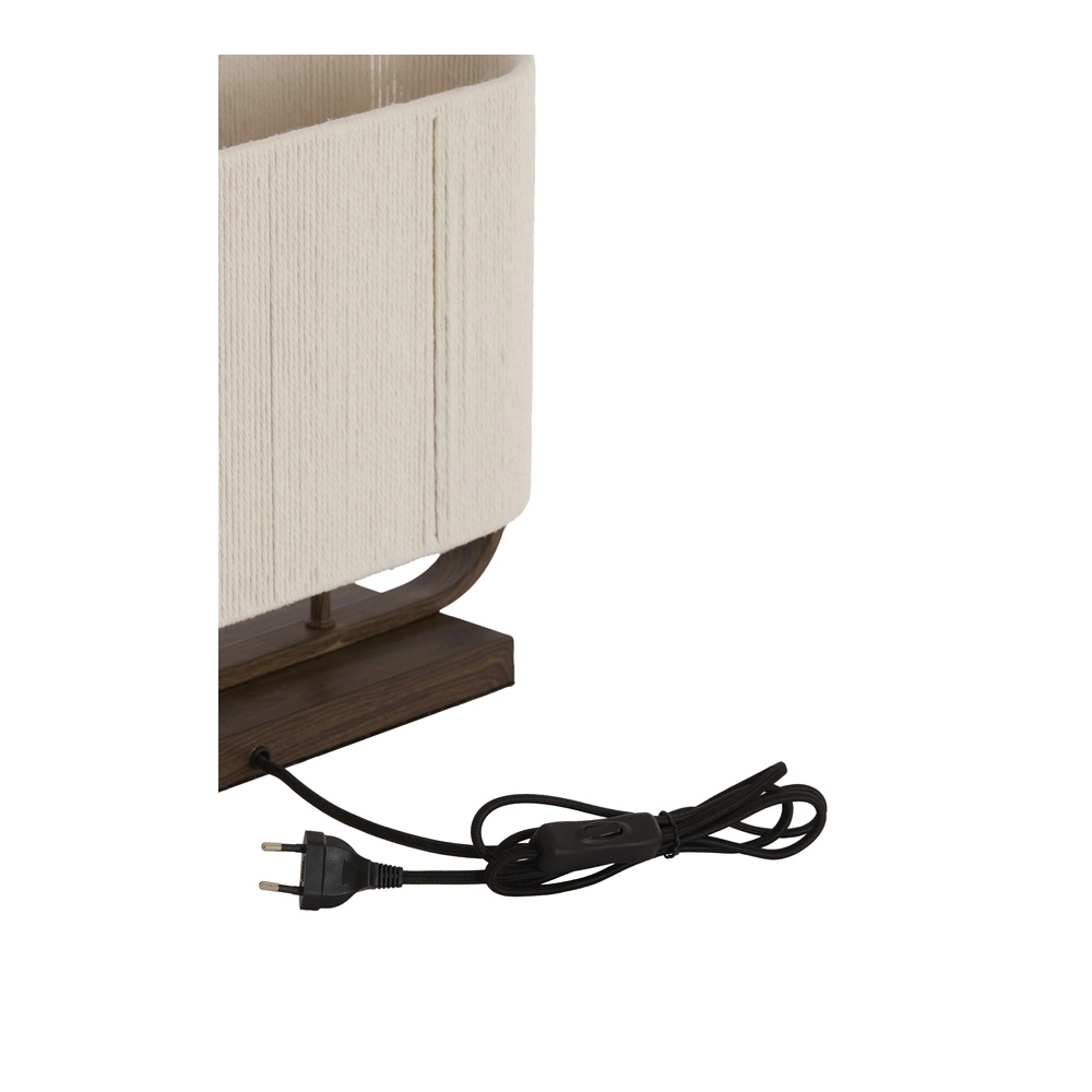 Tafellamp Lecce 45cm donker Light & Living 8717807837532