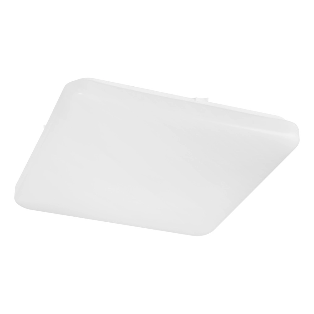 Vierkante plafonniere Pogliola wit 43cm