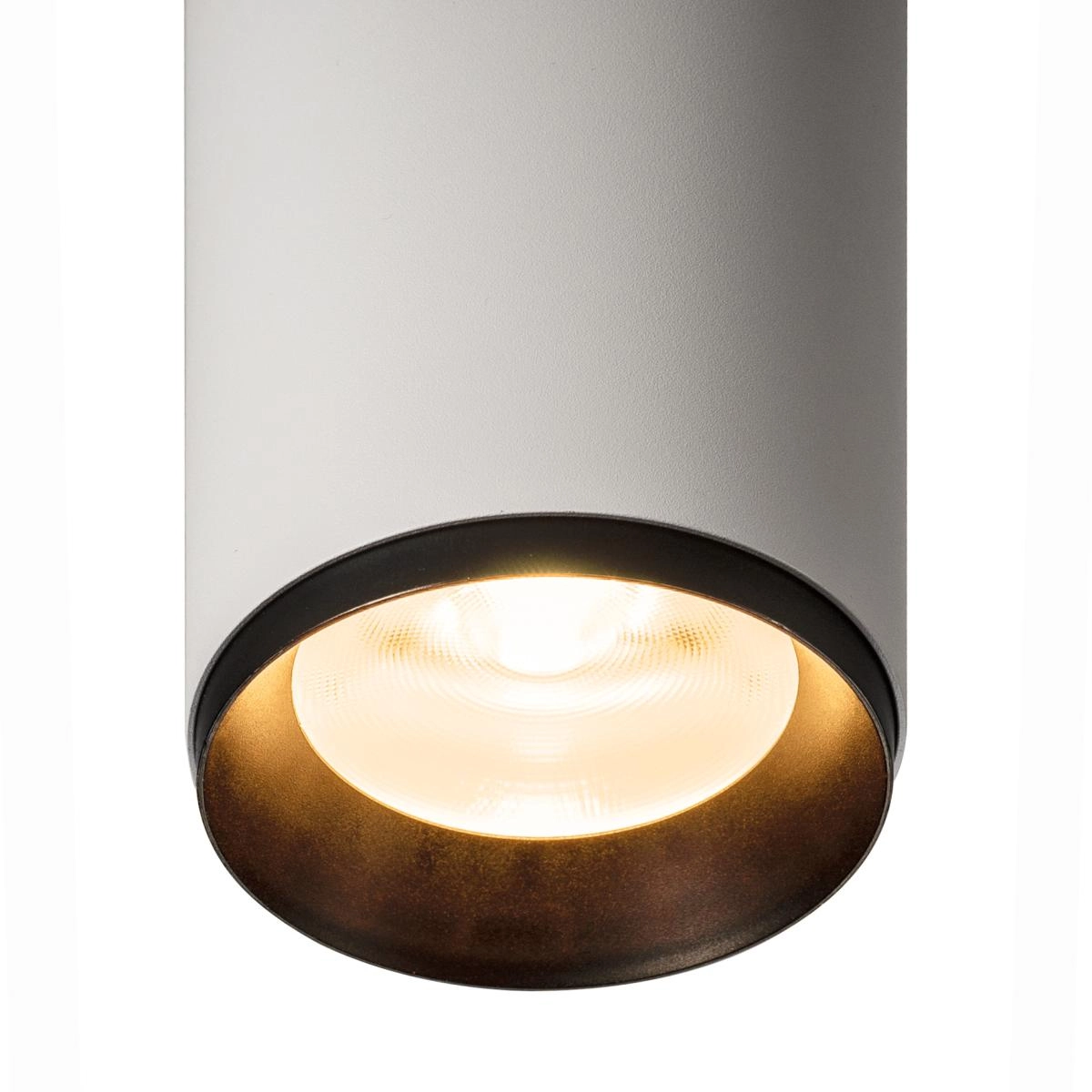 Opbouwspot Numinos L cilinder wit/zwart 2700K - 60gr SLV 4024163244701