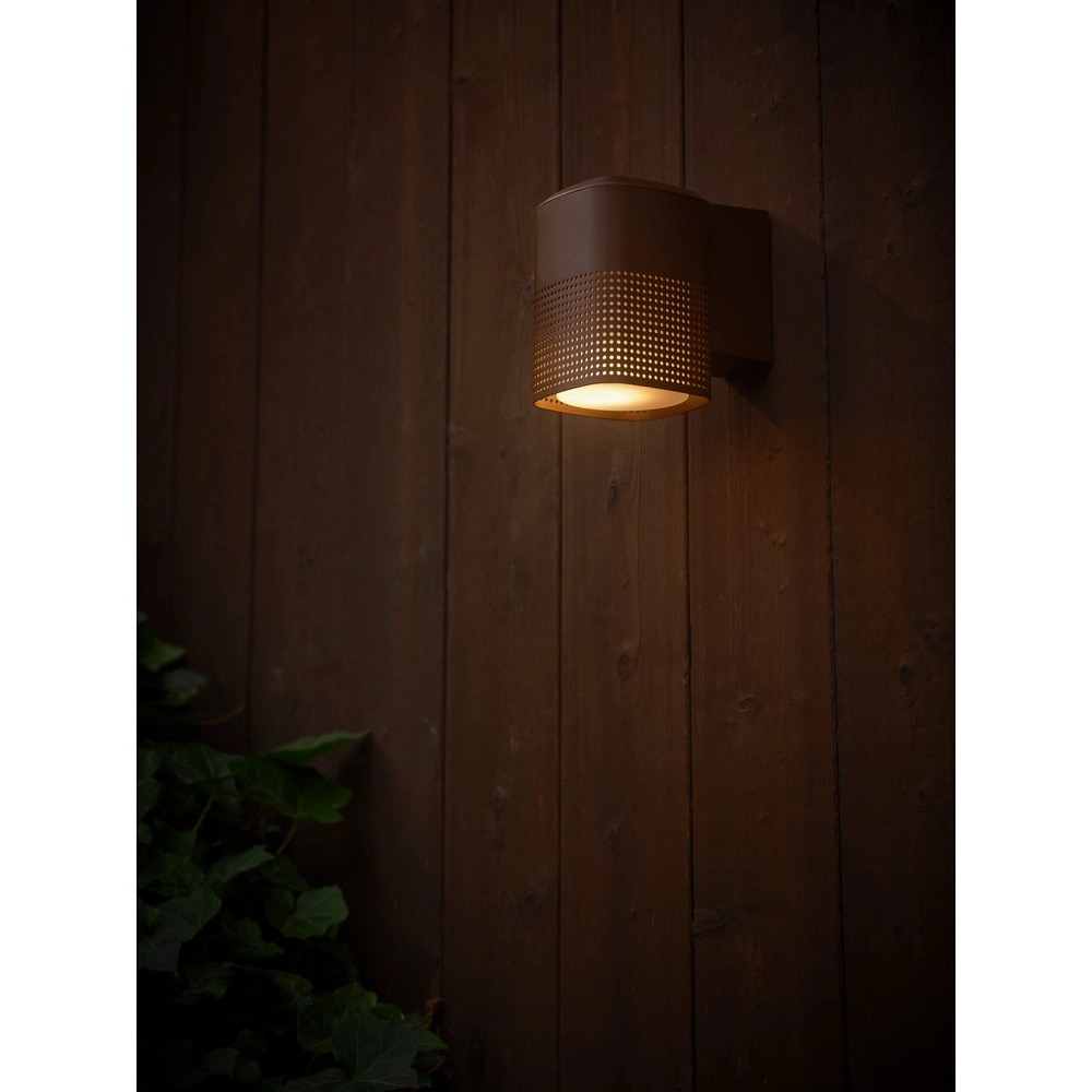 Deense stijl buitenlamp Sidara  roestbruin Nordlux 5704924025761