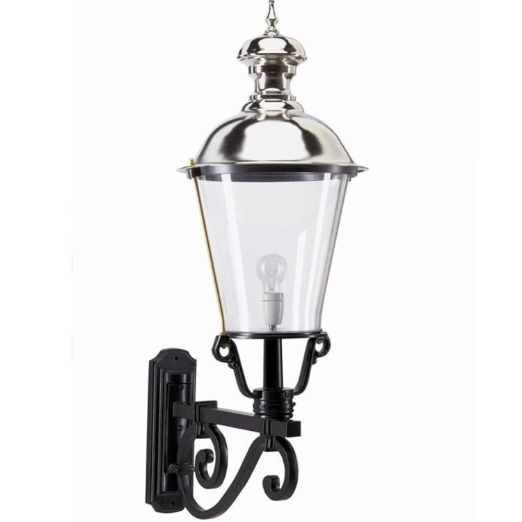 Nostalgische buitenlamp Notaris XL zwart