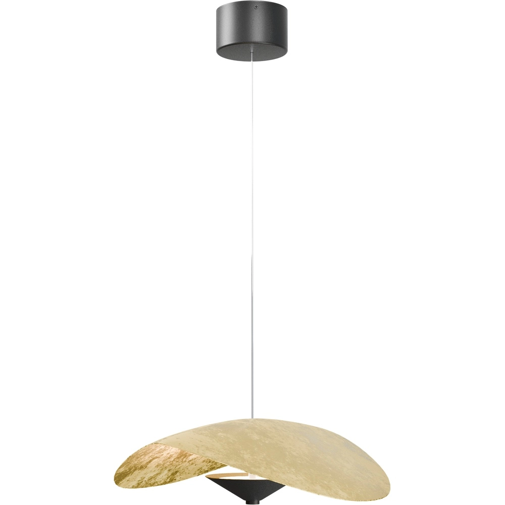 Ø 45cm led hanglamp Lente bladgoud - met katrol Masterlight 8718121390109