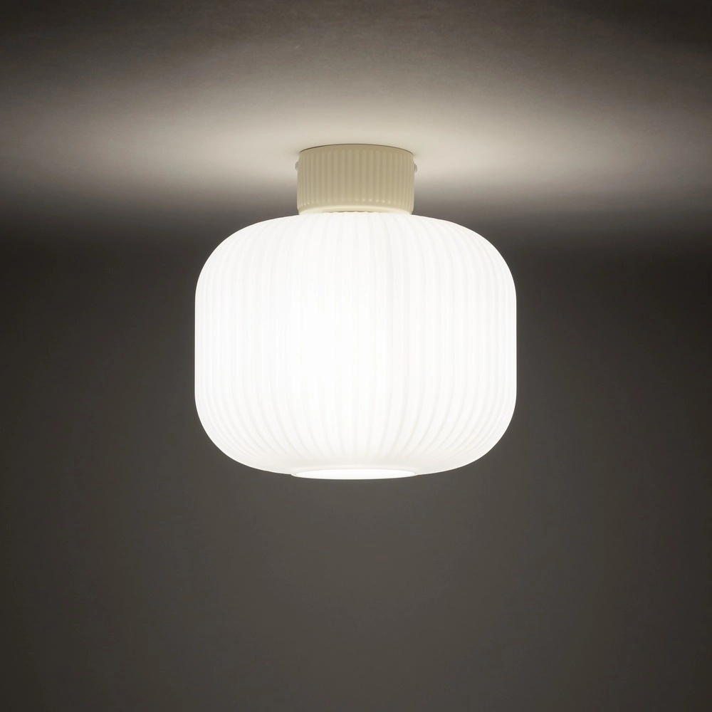 Plafondlamp Aurora Ø 25cm zand bruin Lyora 5903139119702