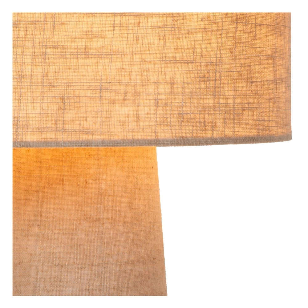 Tafellampje Leeroy taupe Ø 30cm Lucide 5411212032119