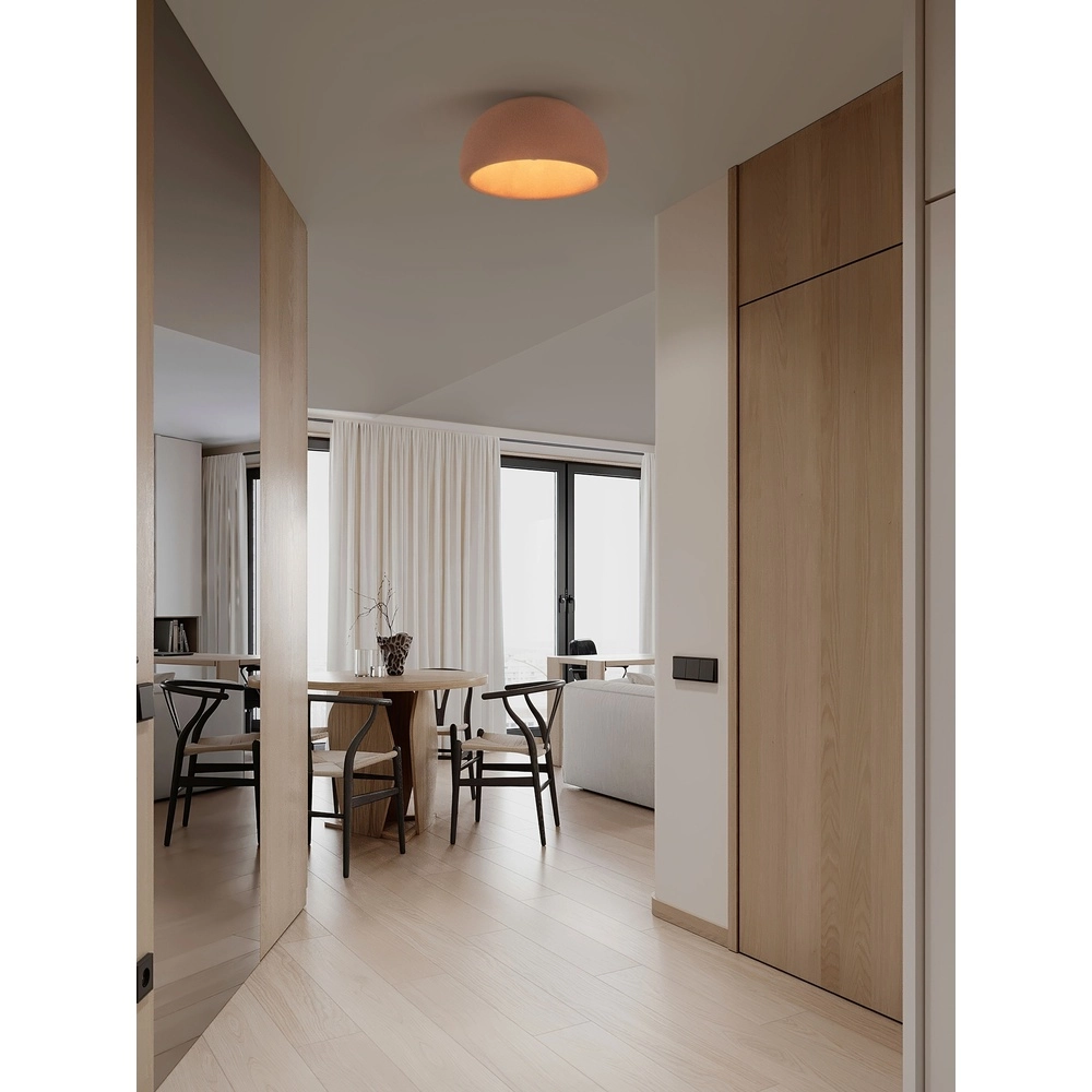 Moderne plafondlamp Davo terracotta Ø 43cm Lyora 5212017495709