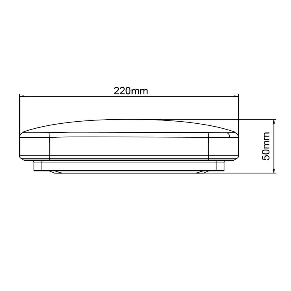 Plafondlamp Farica Starry 22cm - 3000K met sterrenfunctie Brilliant 4004353410420