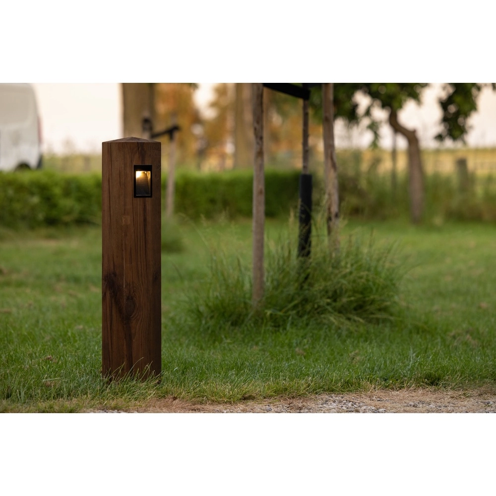 Houten pad lamp Torre 150 Eiken - 15x15x90cm - 2700K Timberlab 8716803514560