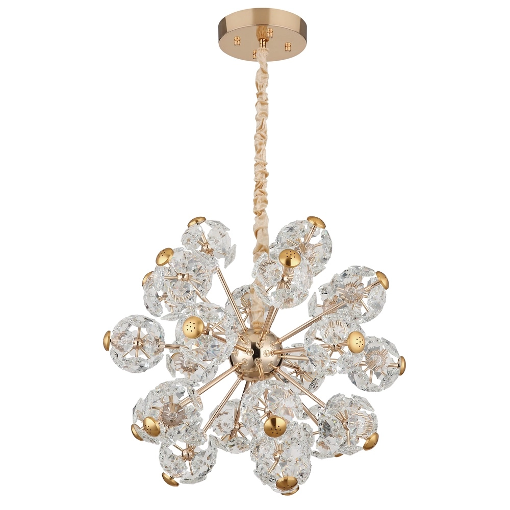 Hanglamp Floriella goud Ø 65cm Globo 9007371513550