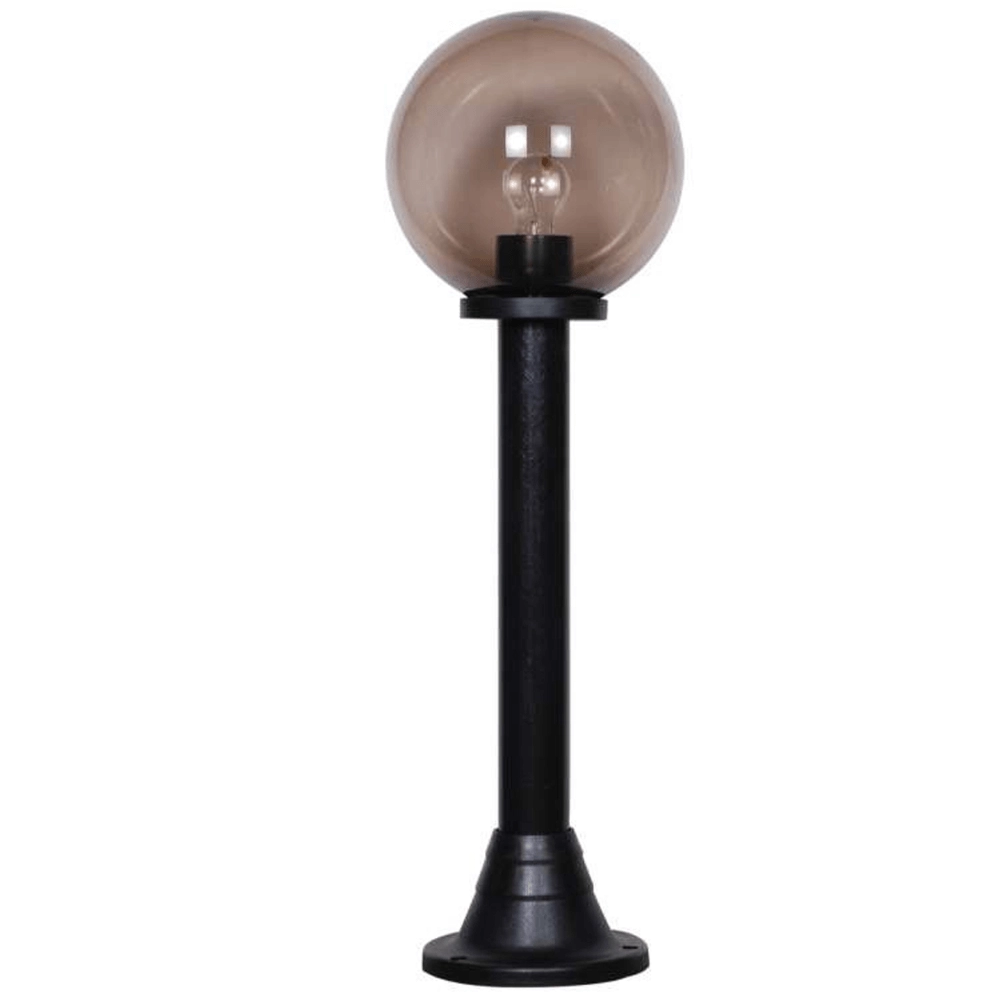 Bol lamp Bolano 76cm. staand smoke
