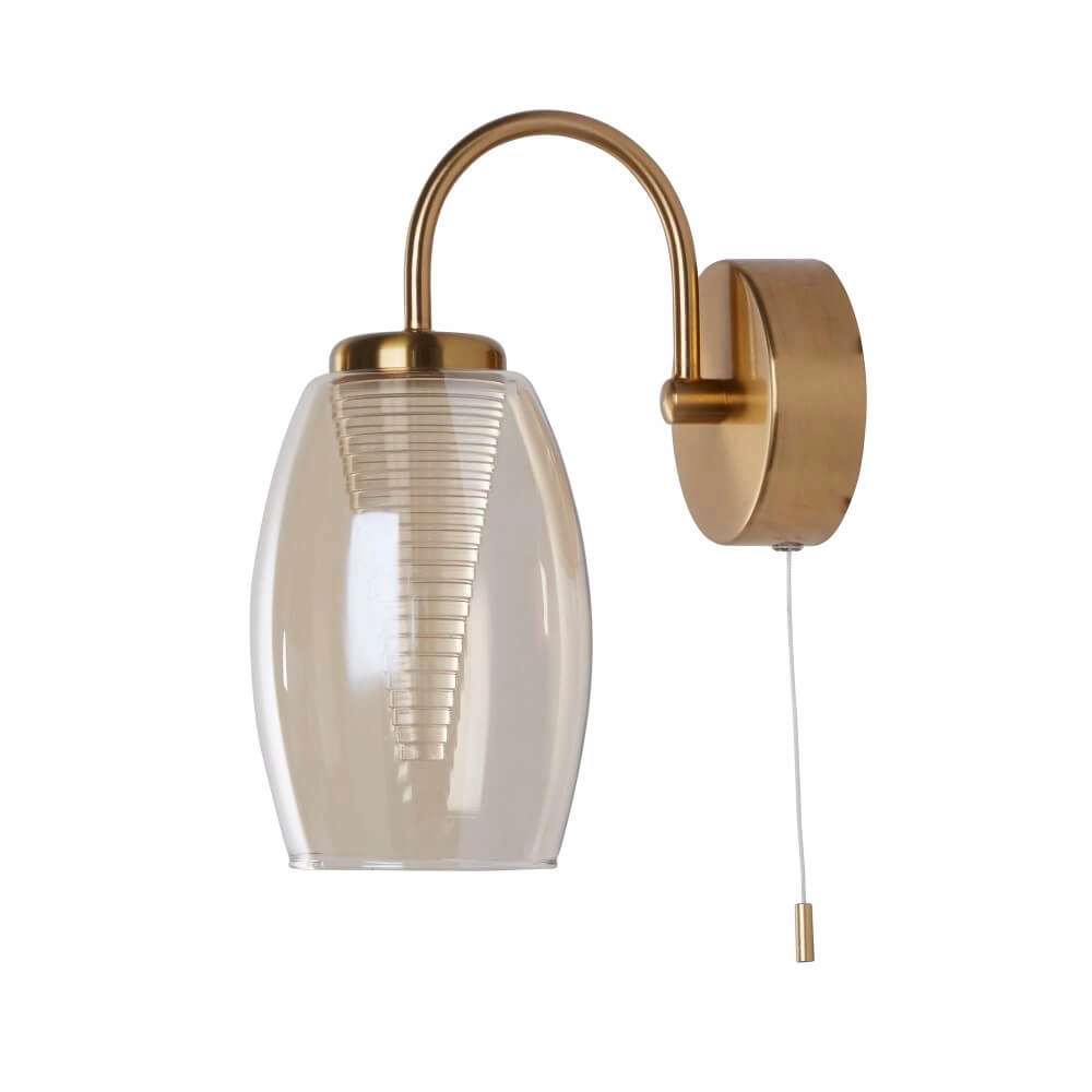 Wandlamp Cyclone brons