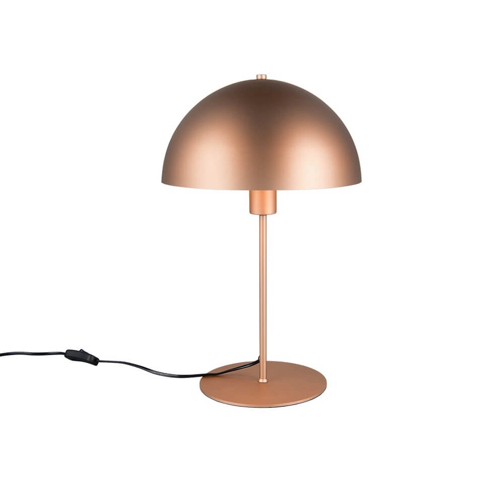 Design tafellampje Nola koffiebruin Ø 30cm