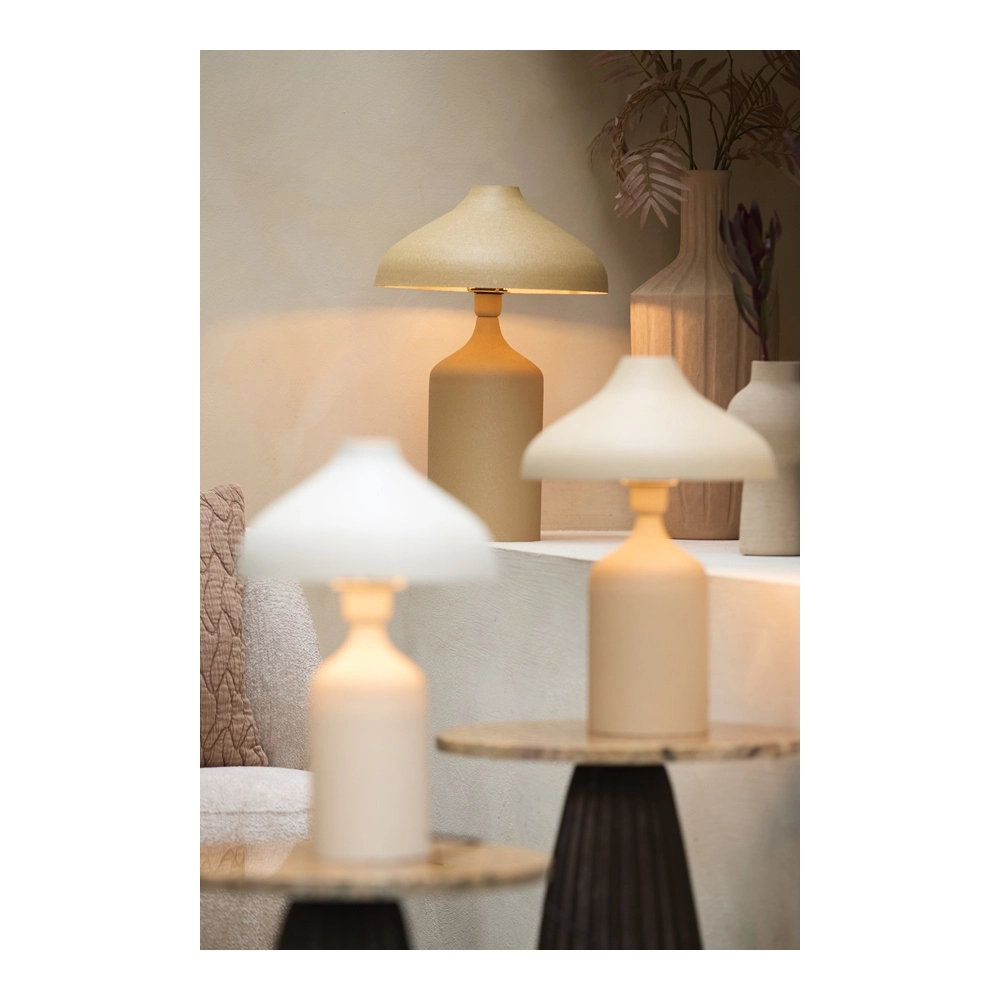 Design tafellamp Yebri bruin Ø 36cm Light & Living 8717807843861